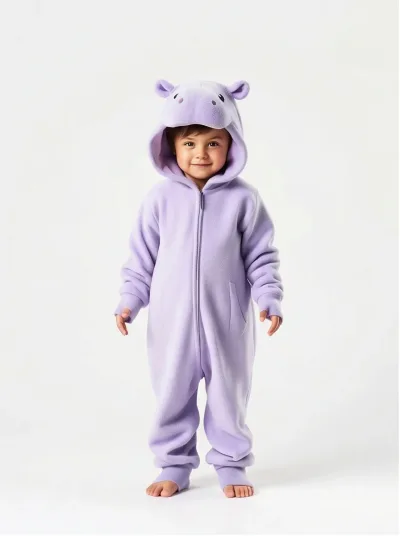 Kigurumi Hipopótamo Infantil - foto 1