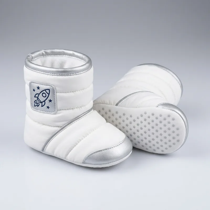 Bota Pantufa Astronauta Branca