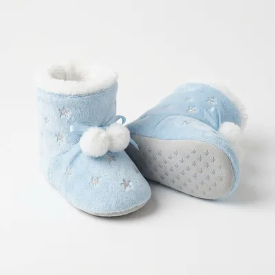 Bota Pantufa Estrelinha Azul