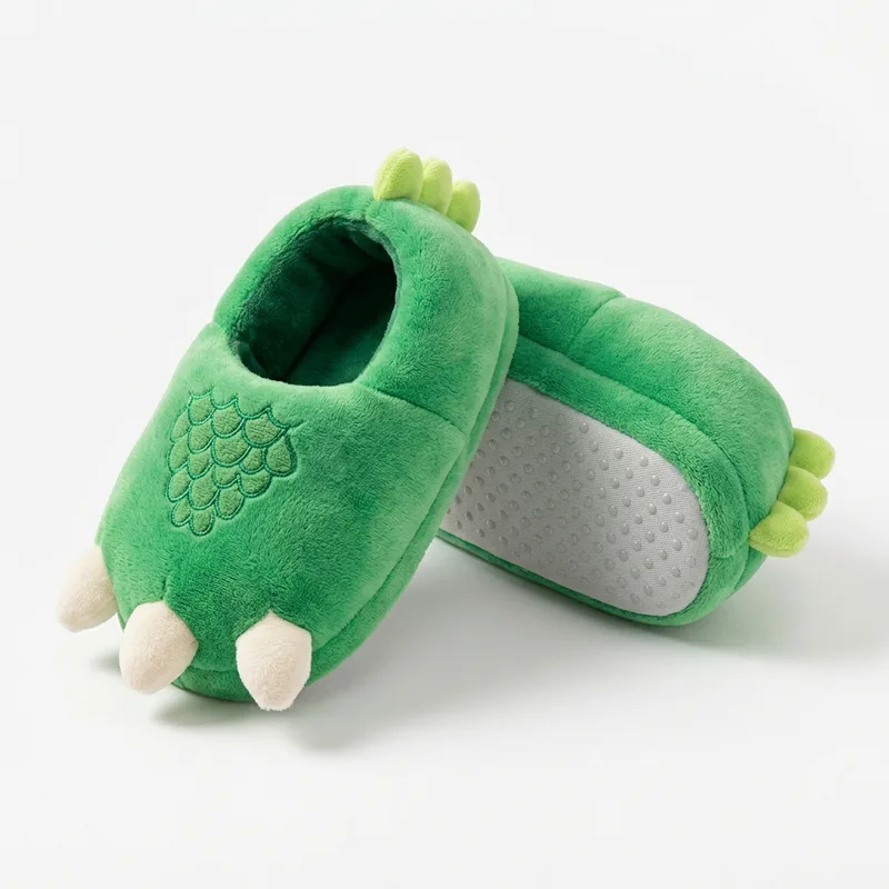 Pantufa Dinossauro Verde