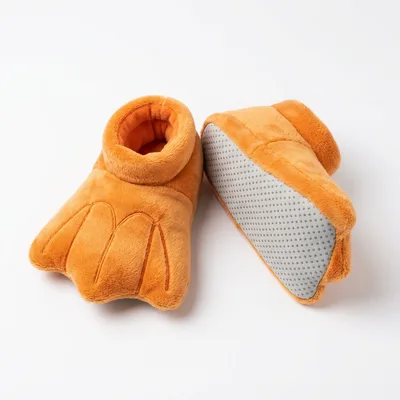 Pantufa Pé de Patinho Laranja