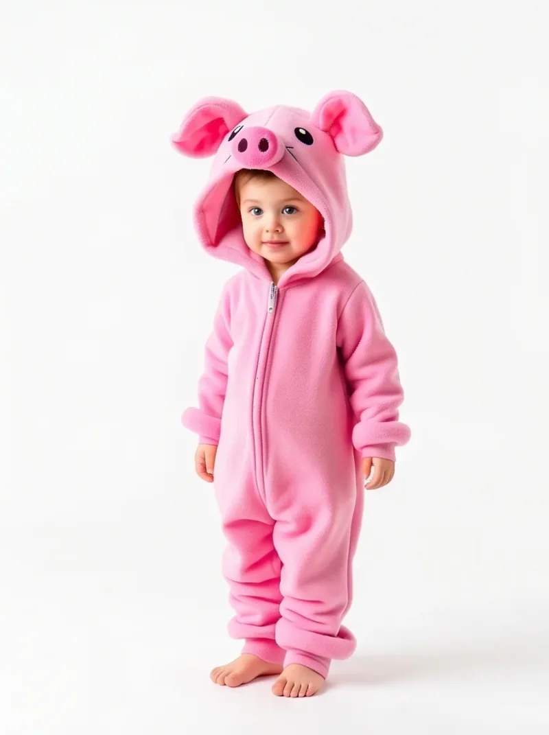 Kigurumi Porco Infantil - foto 1