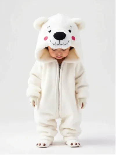 Kigurumi Urso Polar Infantil - foto 1